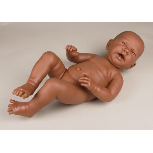 Model novorozence k procvičení rodičovských povinností - tmavá kůže