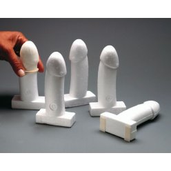 Sada penisů pro trénink nasazování kondomu 