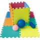 Desky puzzle pěnové celobarevné 30x30, 10ks