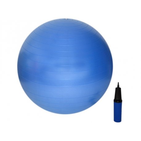 GYM Ball 55 cm odolné ABS provedení + hustilka, gymnastický velký cvičební míč