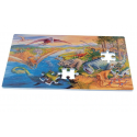 Dinosauři puzzle pěnová podložka 90x60 cm PN140P