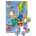 Mapa Evropy puzzle podložka PN190P