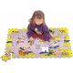Město silnice pěnové podlahové puzzle podložka 54ks