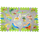 Město silnice pěnové podlahové puzzle podložka 54ks
